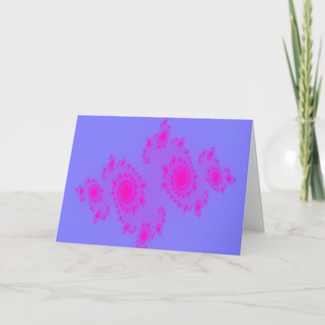 Pink Sneeze Grußkarte Karte (Vorderseite)
