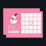 Pink Snowman, Christmas Party Bingo Einladung<br><div class="desc">Diese Pink Snowman,  Christmas Party Bingo Cards sind perfekt für jeden,  der ein fröhliches und fröhliches Ereignis veranstaltet. Ein tolles Spiel für alle Ihre Gäste. Das Snowman-Design kann leicht personalisiert werden und ist das perfekte Accessoire für jedes festliche Party,  inklusive Verlobungen,  Geburtstage,  Babyduschen,  etc.</div>