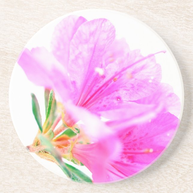 Pink Soft Floral Untersetzer (Vorne)