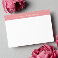 PINK SOFT PERSONALISIERT FAMILIENNAME MONOGRAM
