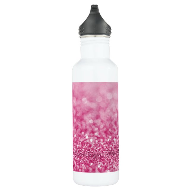 Pink Sparkle Bouquet Wasserflasche Edelstahlflasche (Rechts)