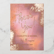 Pink Sparkle Foto Overlay Wedding Vielen Dank