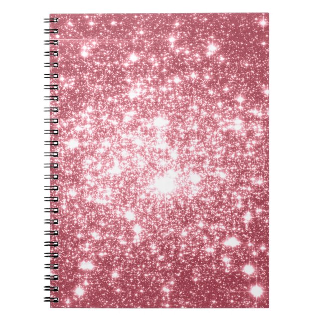 Pink Sparkle Notizblock (Vorderseite)