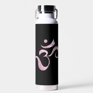 Pink Sparkle Om Trinkflasche