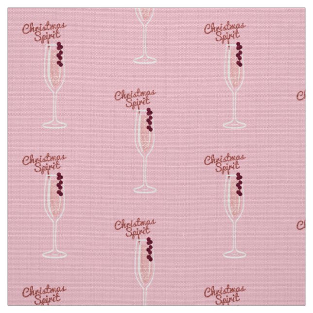 Pink Sparkling Weihnachten Stoff (Muster)