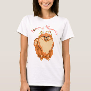 Pink Spitz Pommy Mommy T - Shirt