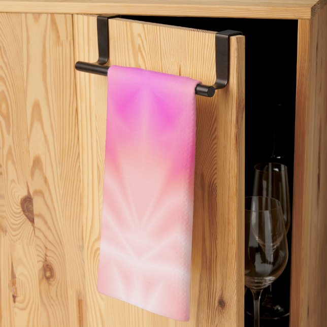 Pink Splash Handtuch (Drittel gefaltet)