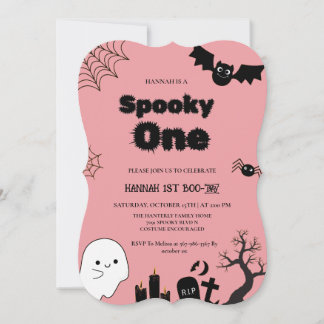 Pink Spooky eine Halloween-Geburtstagsparty