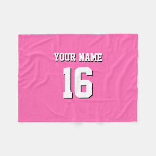 Pink-sportliches Team Jersey Fleecedecke