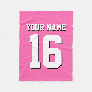 Pink-sportliches Team Jersey Fleecedecke
