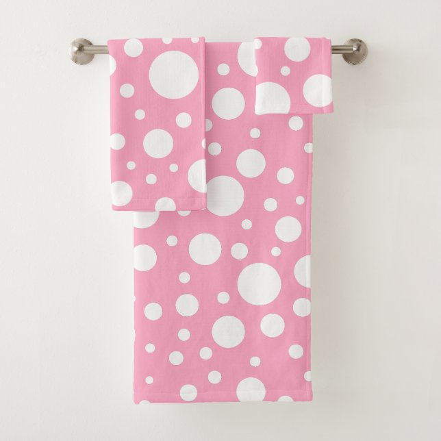 Pink Spots Badetuch Set (Insitu)