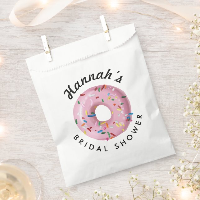 Pink Sprinkle Donut Shop Brautparty Gefallen Beute Geschenktütchen (Ausgeschnitten)