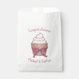 Pink Sprinkles Cupcake Hochzeitstorte Brautparty Geschenktütchen