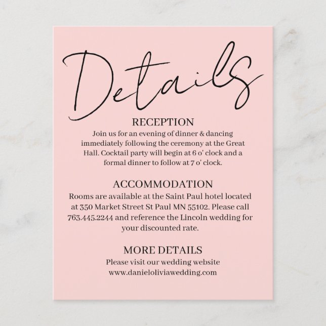 Pink Square Wedding (Vorderseite)