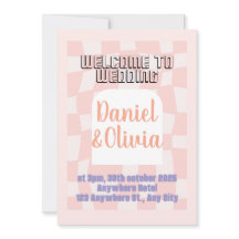 Pink Square Wedding