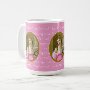 Pink St. Agatha (M 003) 15 oz. Tasse