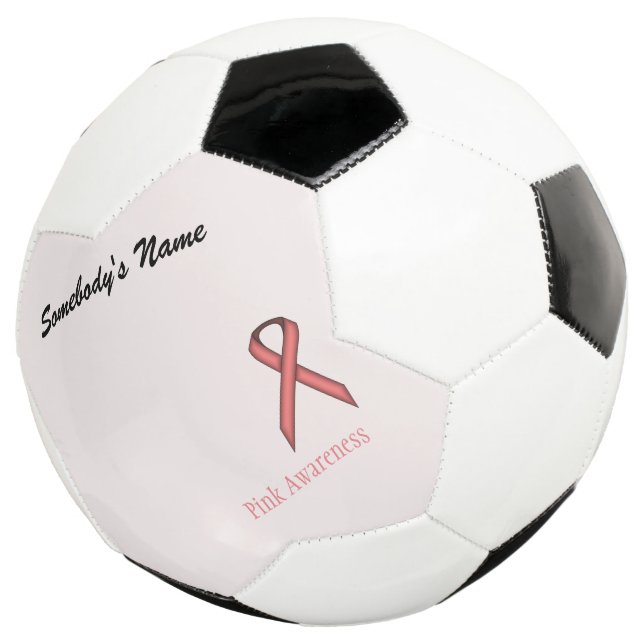 Pink Standard Ribbon Template by Kenneth Yoncich Fußball (Dreiviertel)