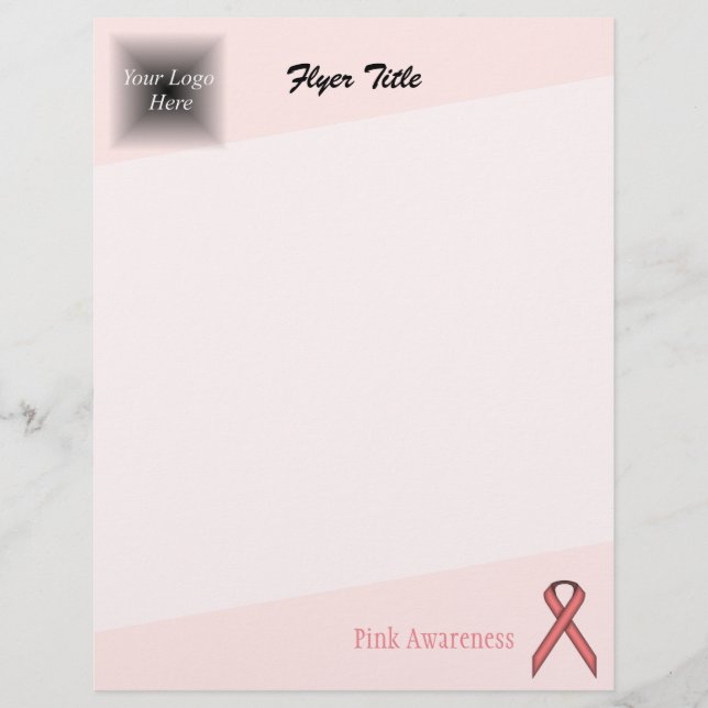Pink Standard Ribbon von Kenneth Yoncich Flyer (Vorne)