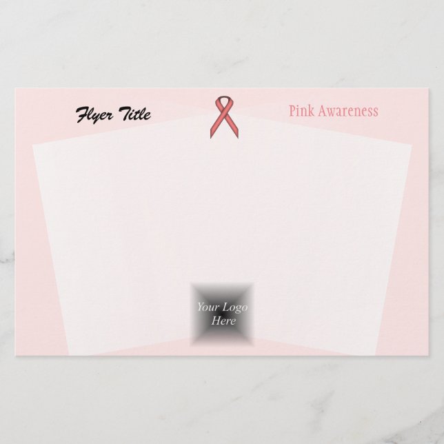 Pink Standard Ribbon von Kenneth Yoncich Flyer (Vorne)