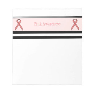 Pink Standard Ribbon von Kenneth Yoncich Notizblock