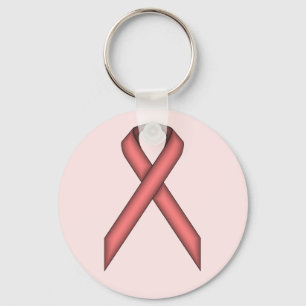 Pink Standard Ribbon von Kenneth Yoncich Schlüsselanhänger