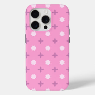 Pink Star Petal Dot Pattern Case-Mate iPhone Hülle