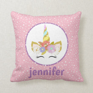 Pink Star Unicorn Kissen Kissen