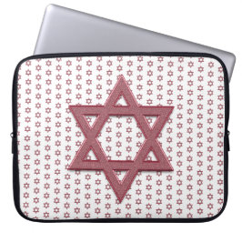 Pink Star von David Seamless Laptopschutzhülle