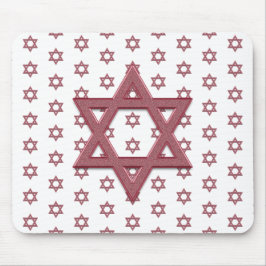 Pink Star von David Seamless Mousepad