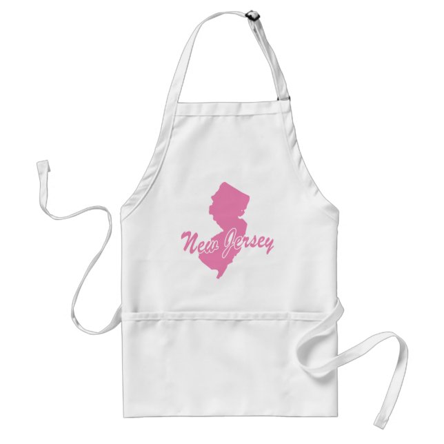 Pink State New Jersey Adult Apron Schürze (Vorne)