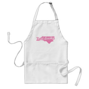 Pink State North Carolina Adult Apron Schürze