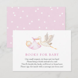 Pink Stork Books for Baby insert card
