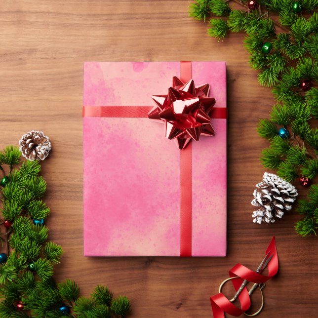 Pink Storm Cloud-Effekt Wrapping Paper Geschenkpapier (Feiertagsgeschenk)