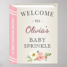 Pink Storybook Library Baby Girl Sprinkle Willkomm