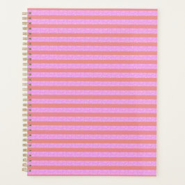 Pink Strip Planner Planer