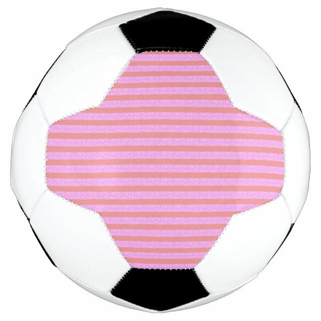 Pink Strip Soccer Ball (Vorderseite)