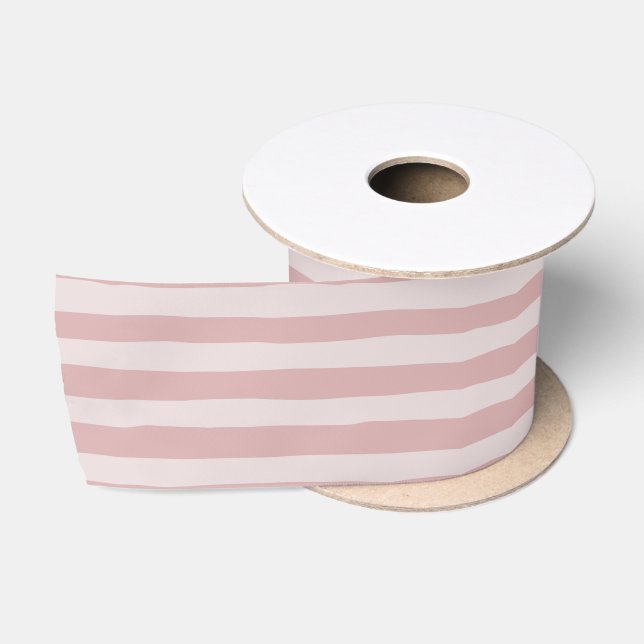 Pink Stripe Muster Zwei schöne Schattierungen in P Satinband (Spule)