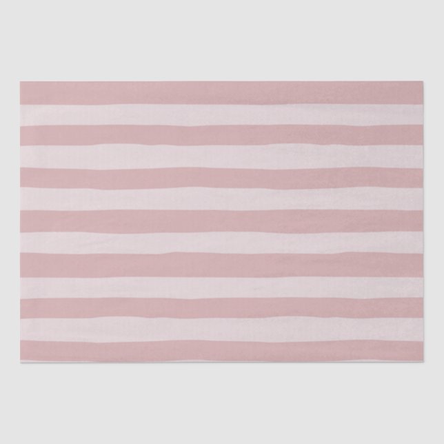 Pink Stripe Muster Zwei schöne Schattierungen in P Seidenpapier (Vorderseite)