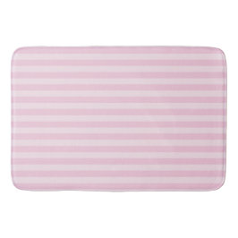 Pink Stripes Bath Mat Badematte