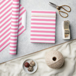 Pink Stripes Wrapper Geschenkpapier