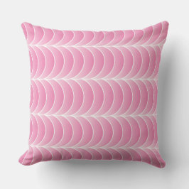 pink strips throw pillow kissen