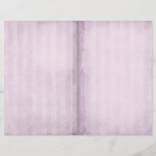 Pink Stripte Vintage Journalseite