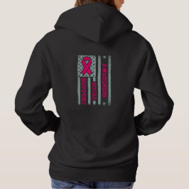 Pink-Stütze Hoodie
