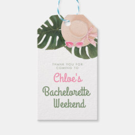Pink Summertime Glam | Bachelorette Vielen Dank Geschenkanhänger