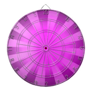 Pink Sun Streifen Abstrakt Dartscheibe