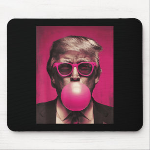 Pink Sungles Trump Bubble Gum Mousepad