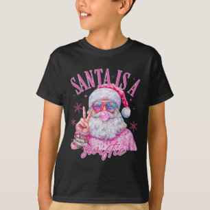 Pink Sungles Weihnachtsmann ist ein schwungvoller  T-Shirt