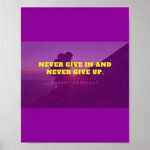 Pink Sunset Motivierend Poster