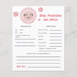 Pink Sunshine Baby Vorhersagen und Ratschläge
