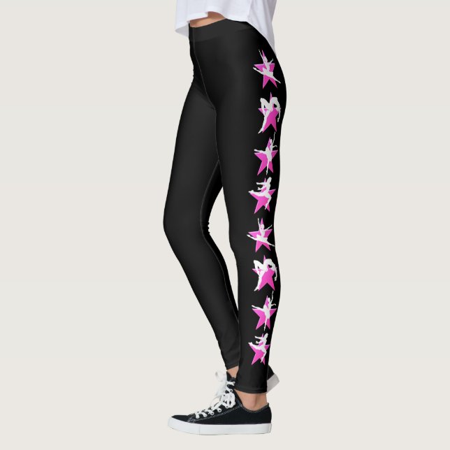 PINK SUPER STAR DANCER LEGGINGS (Links)